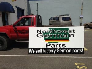 Alupanel sign by Vinyl Lab NW of Lynnwood