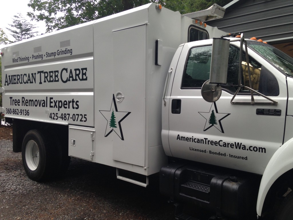 Custom Vehicle Graphics for American Tree Care of Snohomish