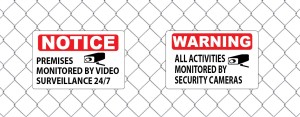 Custom Aluminum Notice and Warning signs by Vinyl Lab NW