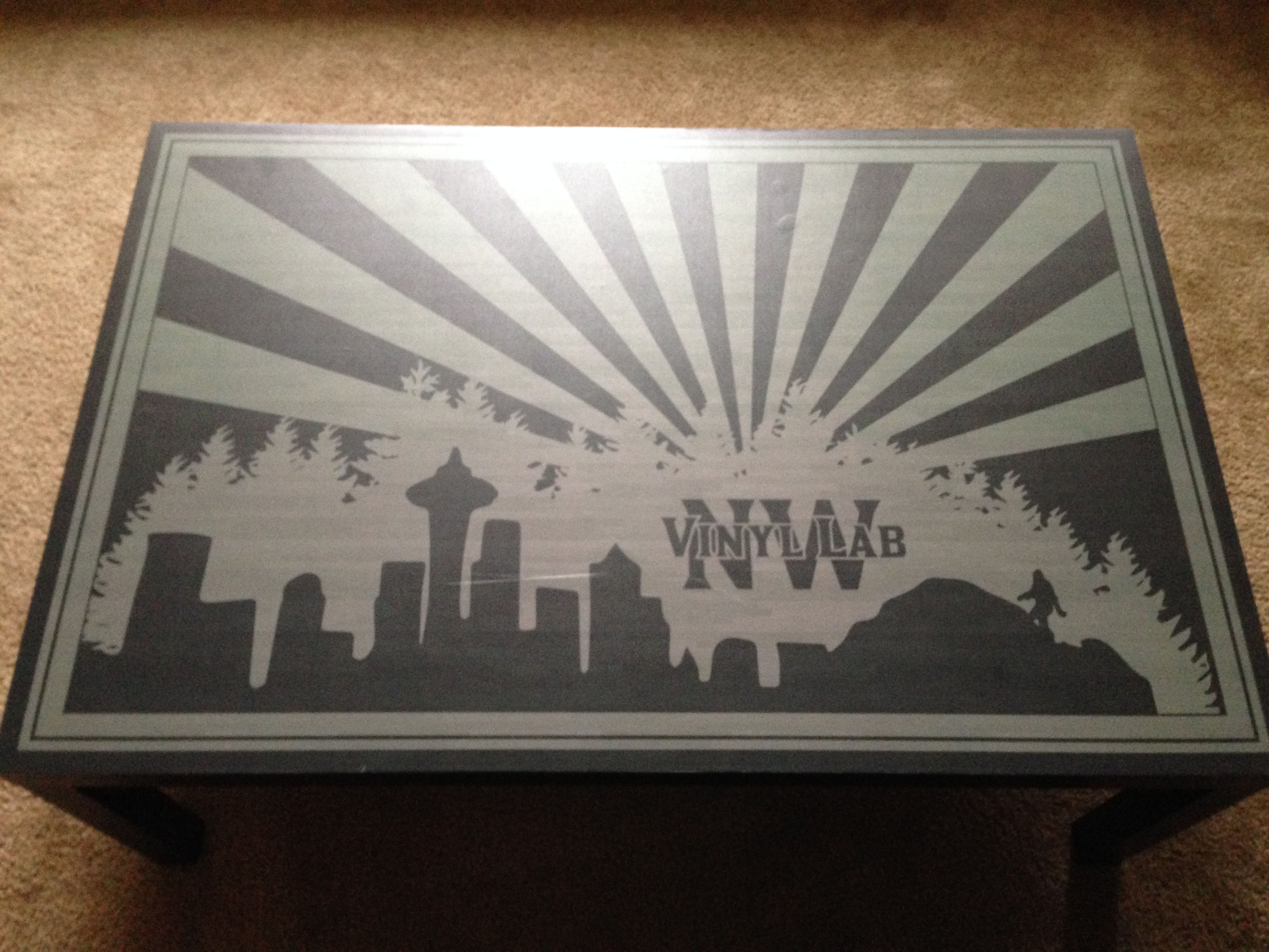 Custom Table Skins Vinyl Lab NW