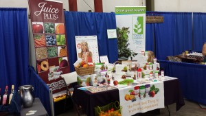 Juice Plus Banner and Stands at Trade Show