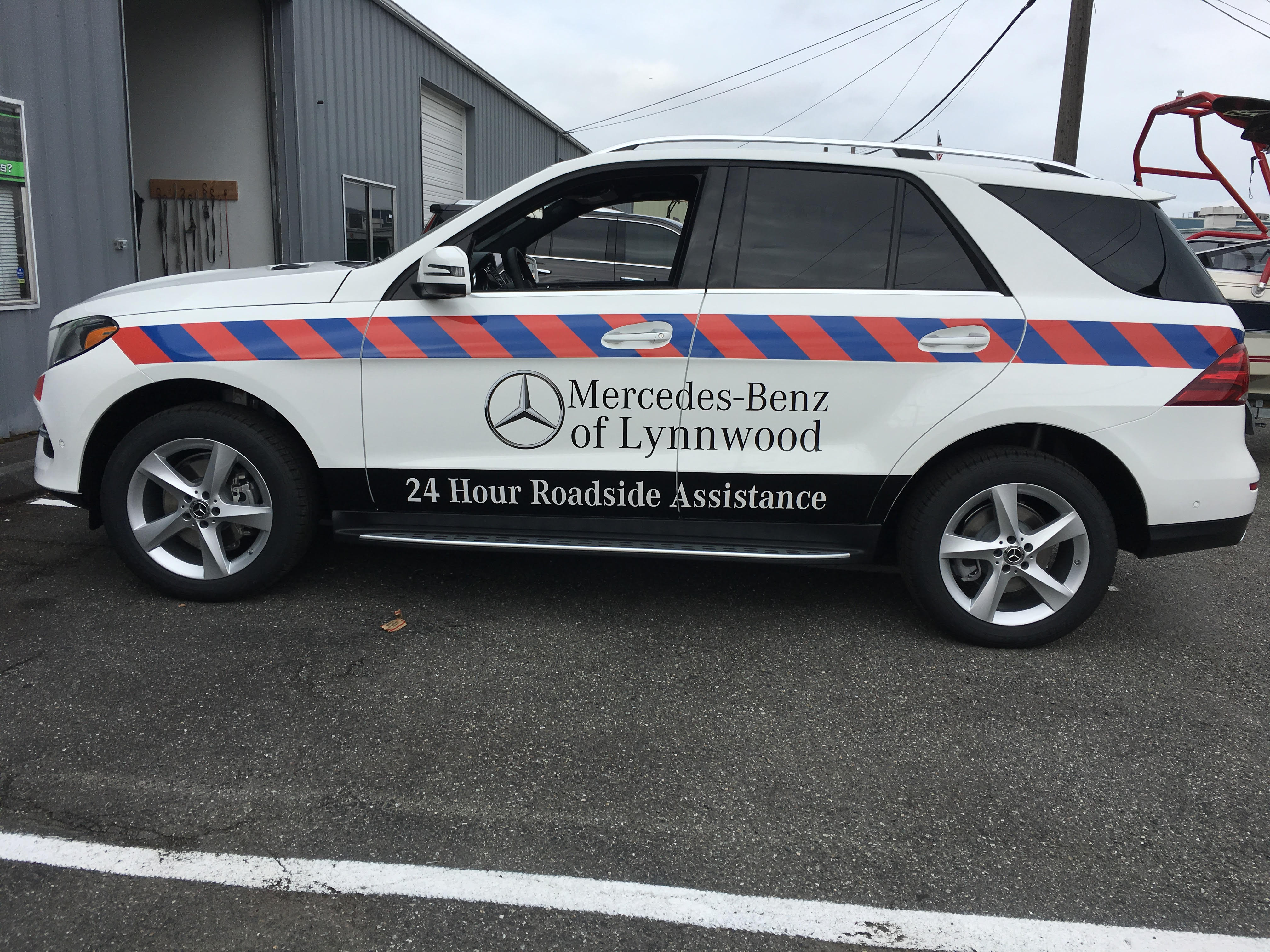 Reflective graphics for Mercedes-Benz of Lynnwood