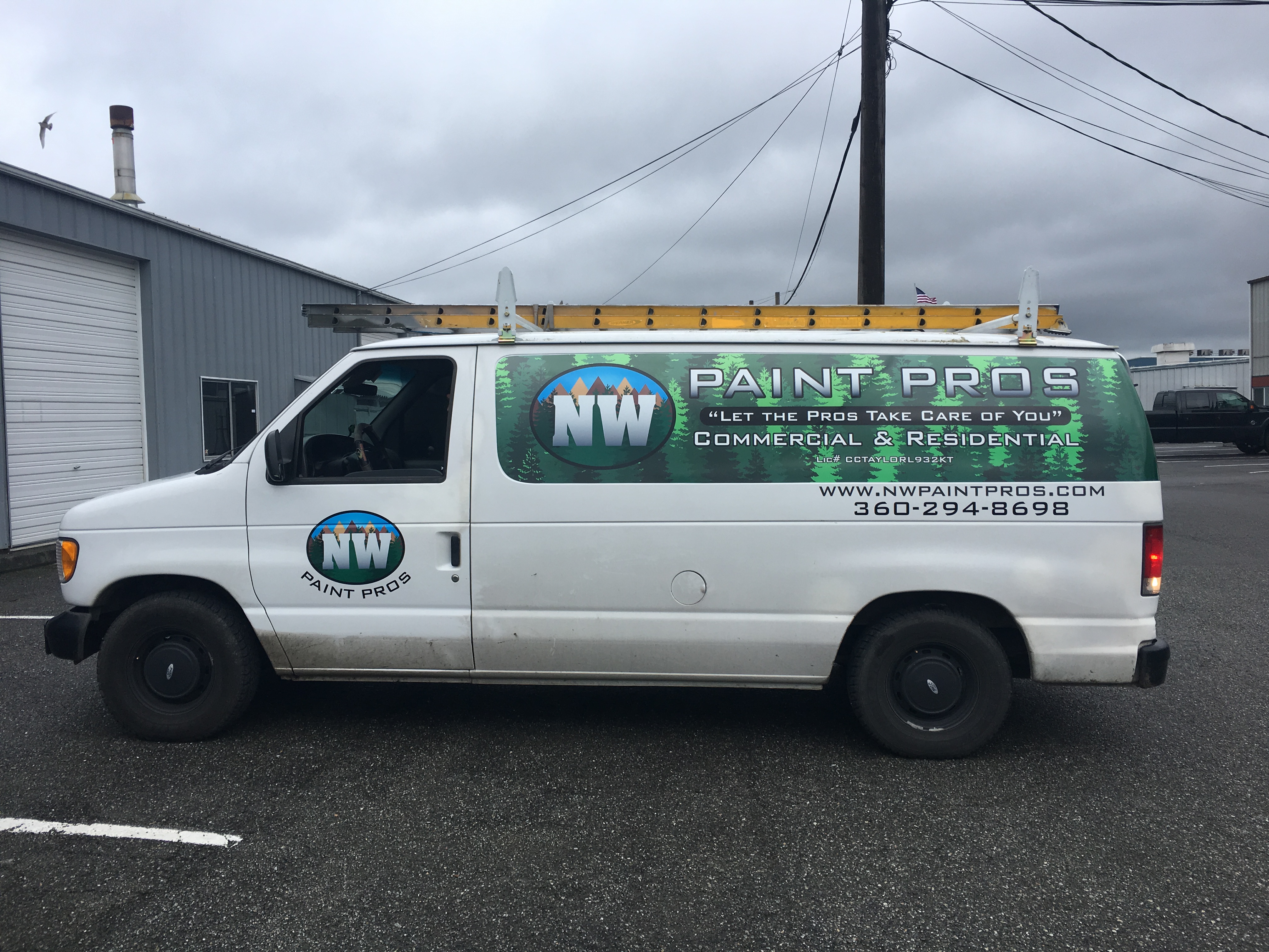 Van Graphics - Partial Wrap for NW Paint Pros